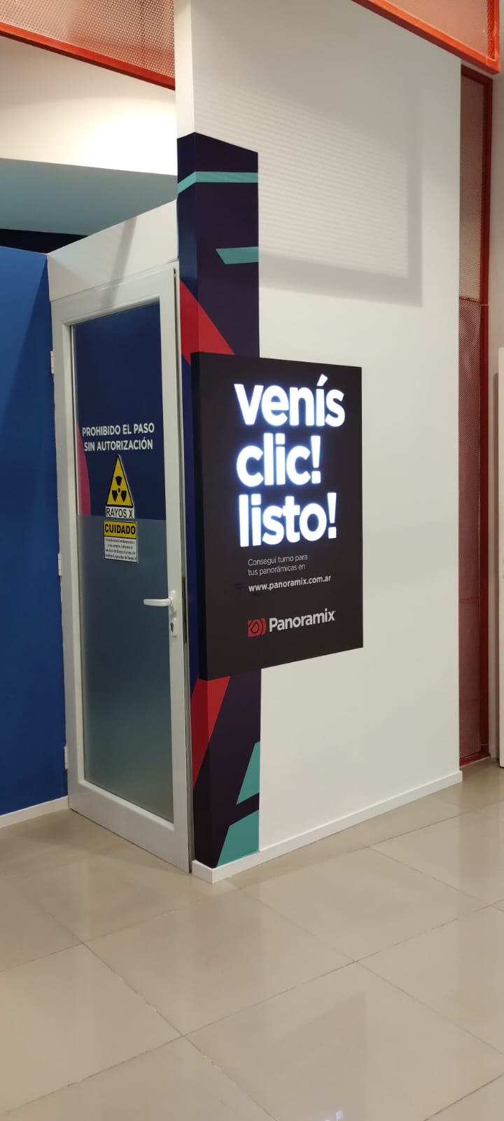 Interior de Panoramix, sala de rayos X
